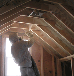  MN attic spray foam insulation
