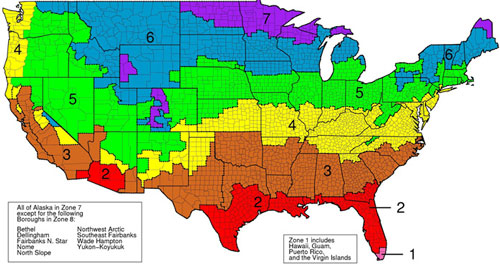 r-value insulation map based on climate in Minnesota